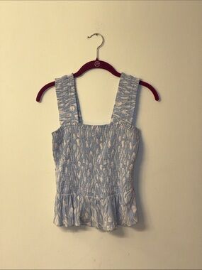 LC Lauren Conrad Peplum Tank Blouse